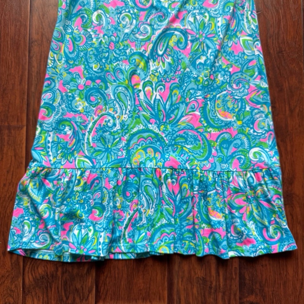 Lilly Pulitzer Danberry Dress S “Seabreeze Hey Gull Friend” Summer Vacation CUTE - Picture 16 of 16